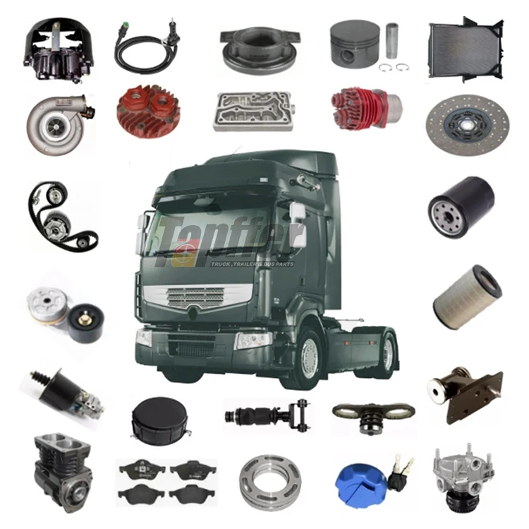 TAPFFER Truck Spare Parts for SCANIA VOLVO BENZ MAN RENAULT DAF IVECO 5000 Items Heavy Duty Truck Parts