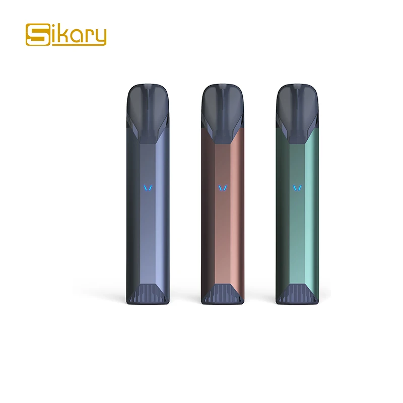 Wholesale New Design SKE Sikary 400mAh 2.0mL 1.8ohm E Cigarette Refillable Pod Vape Pen kit