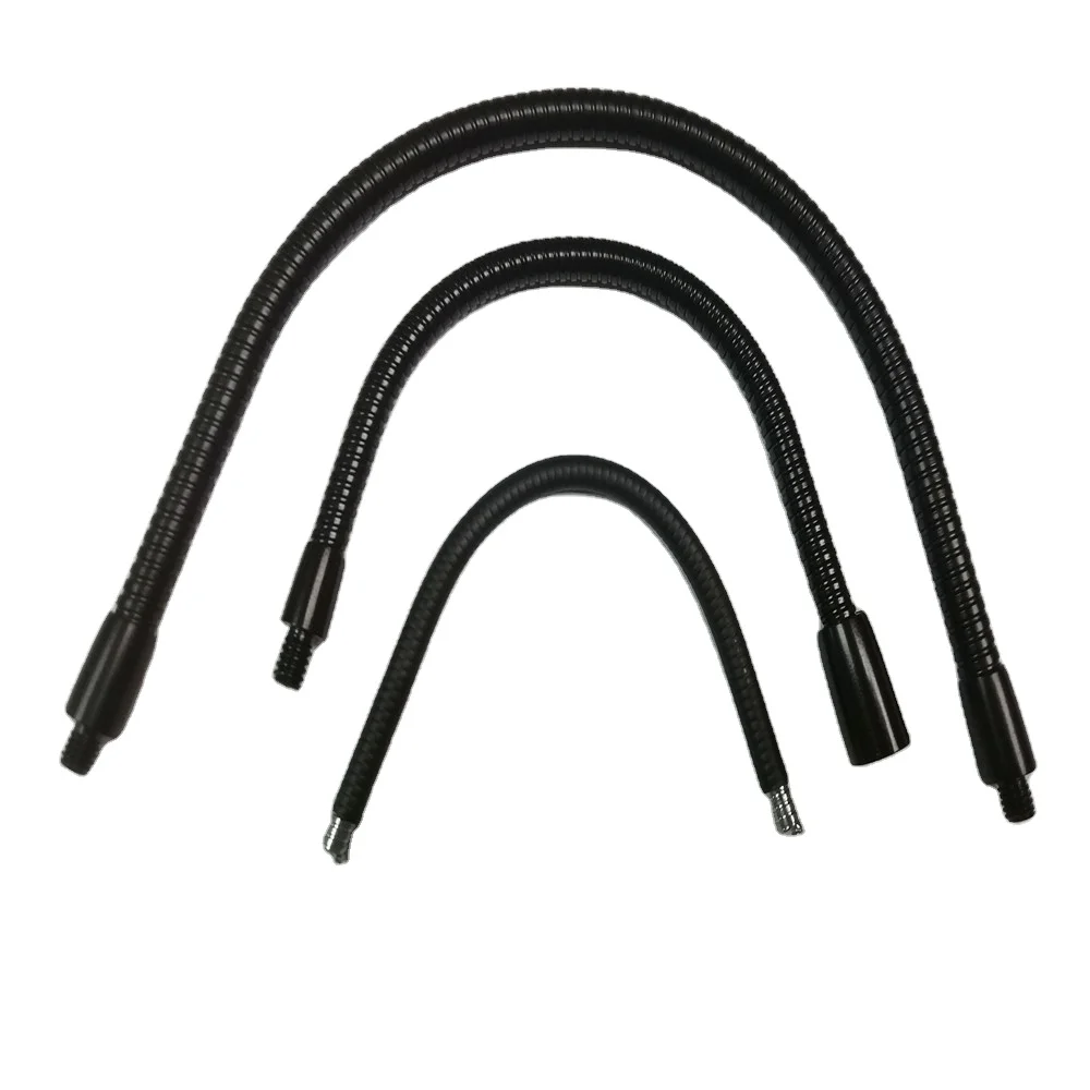 Diameter 14mm Metal Gooseneck Silicone Universal Shaping Hose M10 M8 Serpentine Tube For DIY Table Lamp Floor Lamp Spotlight