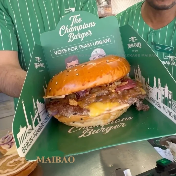 Wholesale Disposable Food Container Brown Kraft Wax Paper Food Tray For Hot Dog Snack Fast Food