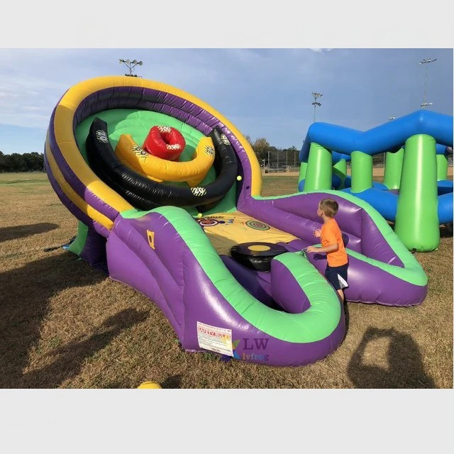 Outdoor kids game Bulls eye ball inflatable carnival games for events