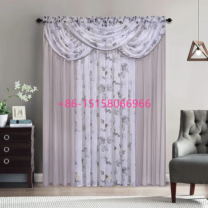 Elegant Window Panels for Bedroom and Living Room New luxury window curtains