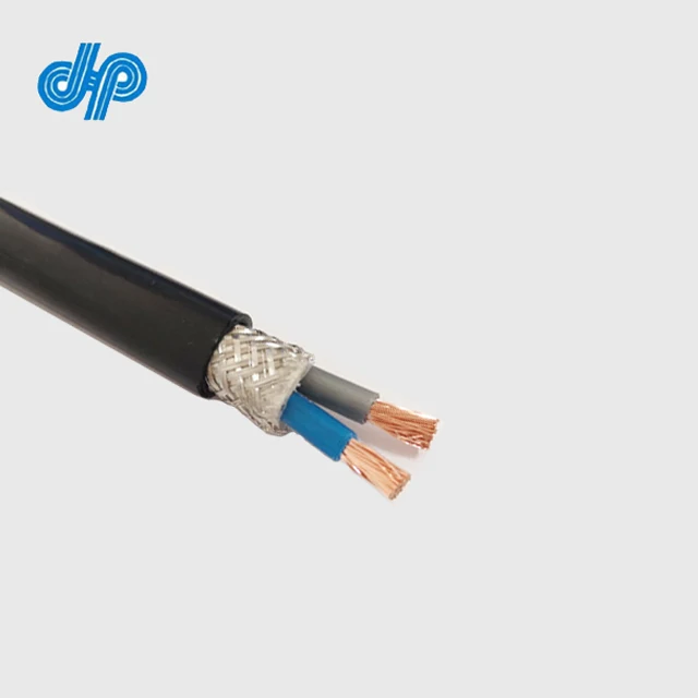 DC Shielded RRU Power Cable For 3G 4G 5G Telecommunication 4mm 6mm 8mm 10mm 16mm 2 core power cable 16mm blue and black