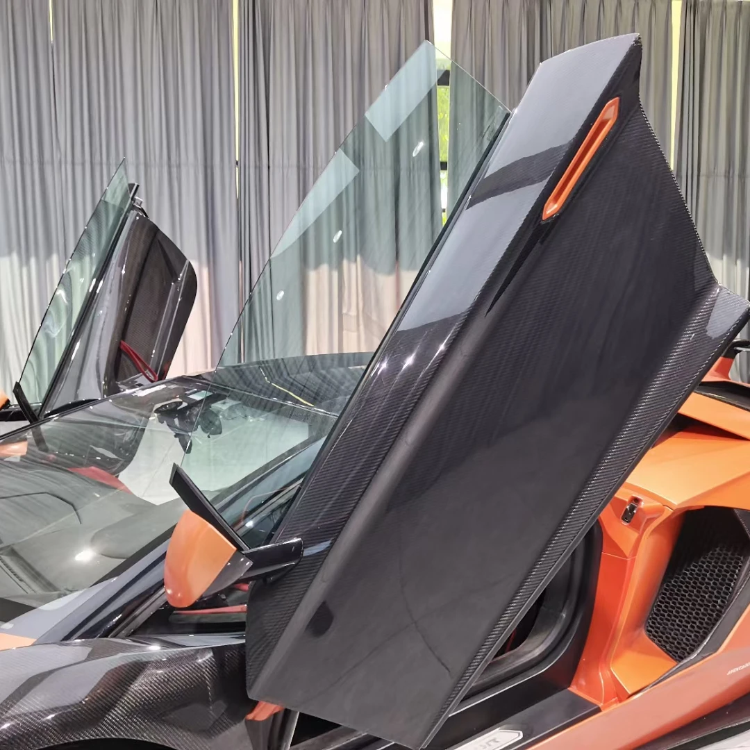 For Lamborghini Lp700 720 Carbon Fiber SVJ Style Car Door Panel Of Interior Accessories Interior Decorative Door Panel