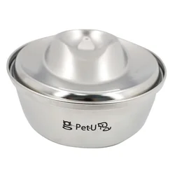 Cat Water Fountain Stainless Steel Pet Drinking Fountains 3L Automatic Pet Water Fountain with Intelligent Pump