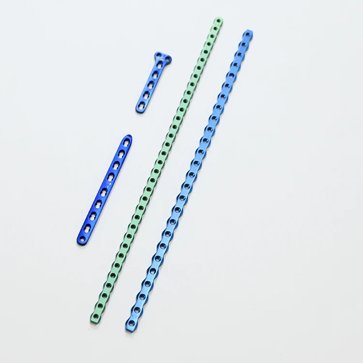 placa AO LC DCP de bloqueo recto placa osea tplo instrumental de ortopedia veterinrio