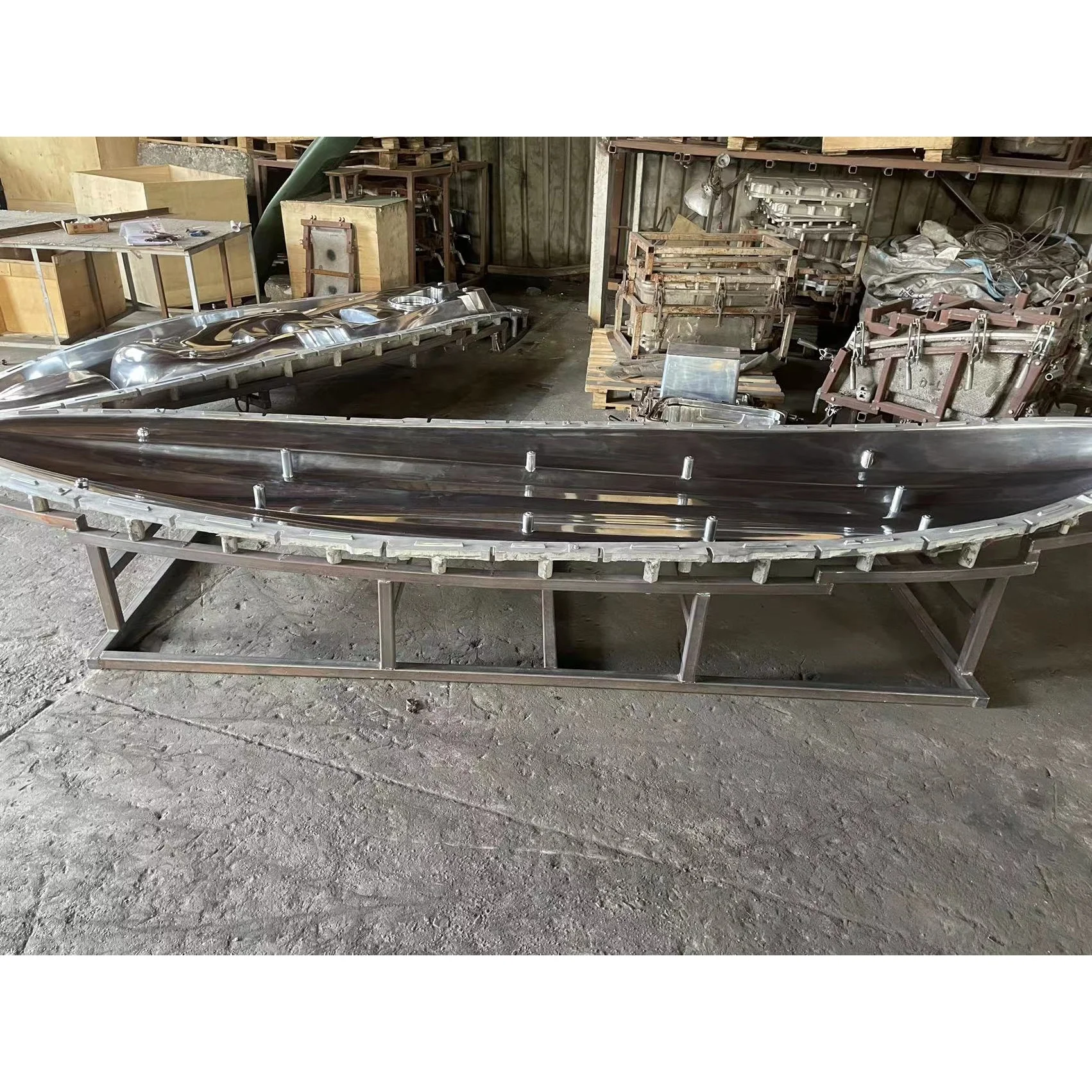 Aluminium rotational plastic kayak mould aluminium mould customized kayak boat rotomolding mould for sale