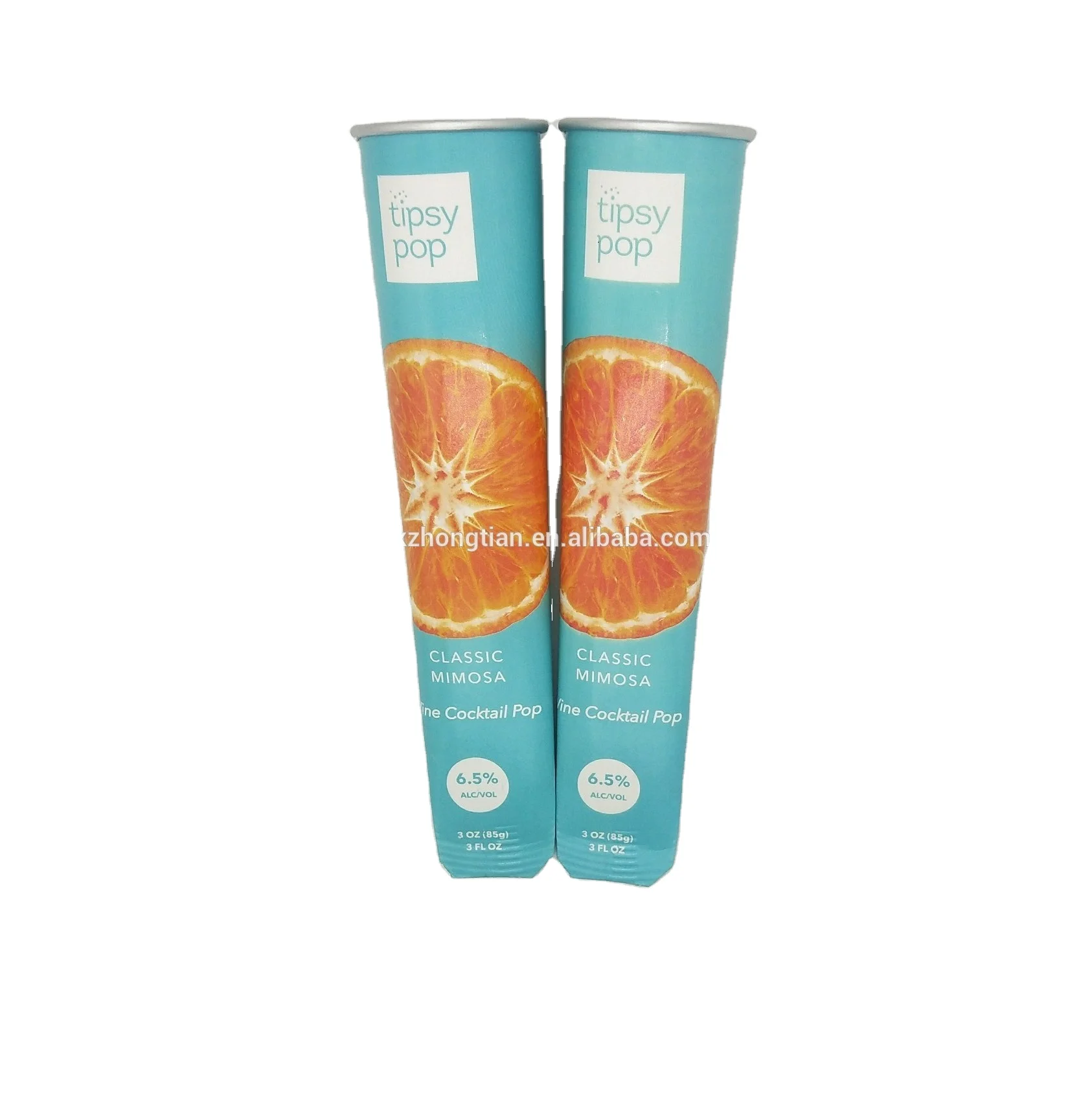 120 мл одноразовая алюминиевая фольга спиртовая Предотвращающая мороженое бумага индивидуальный дизайн calippo tube