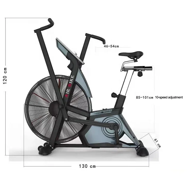 Cardio Gym Fitness Equipment Wind Resistance Cardio Air Bike Factory Wholesale