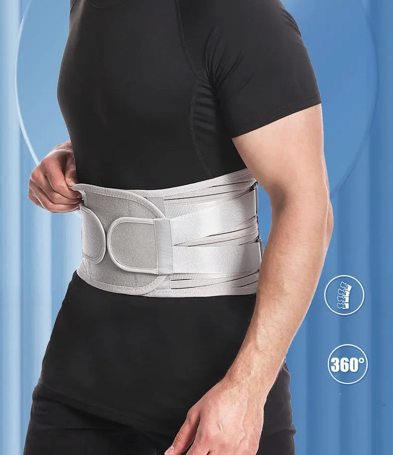 2024 Cheap Flat machine series custom design Lower Back Belt Knitted Lumbar Brace Comfortable Breathable waist Support