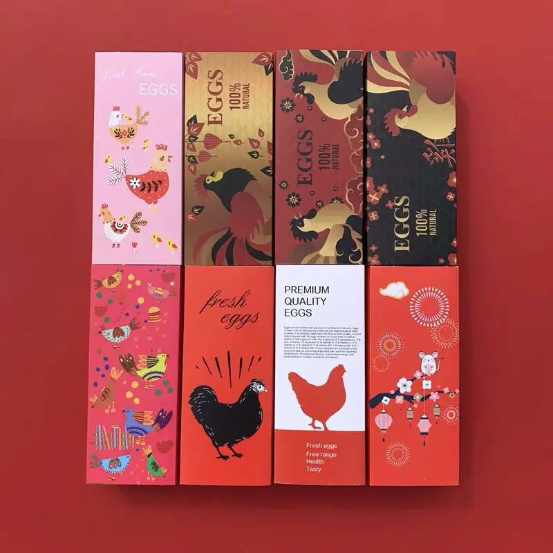 
Recycled kraft Paper Material Egg Use 10pcs Custom paper egg box 