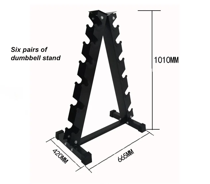 Professional home / commercial gym fitness equipment buy bodybuilding dumbbell rack RUIBU-5007