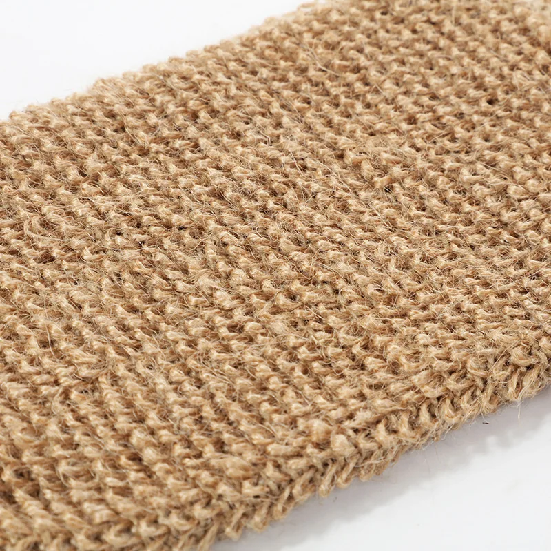 Отшелушивающий скраб для ванны из натурального сизального волокна, очищающая перчатка для душа и тела