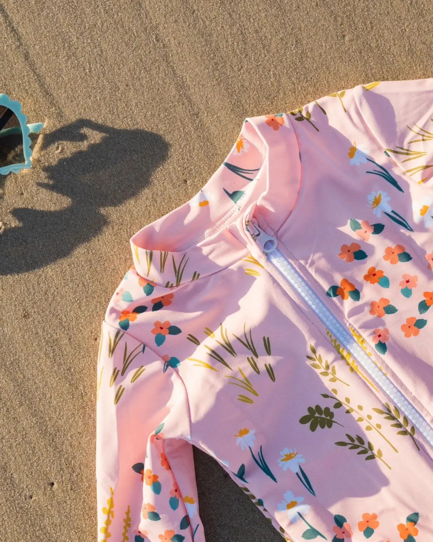 MLY high quality children girl swimwear two piece top and bottom custom prints for teen swimwear design