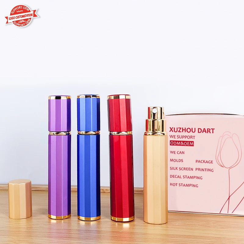 Mini Refillable Atomizer Perfume Glass Spray Bottle Portable Travel Glass Essential Oil Container