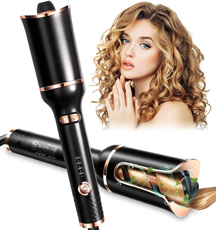 Adjustable Professional Auto Curling Iron Device Ceramic Wave Curling Iron Smart Automatic Hair Curler