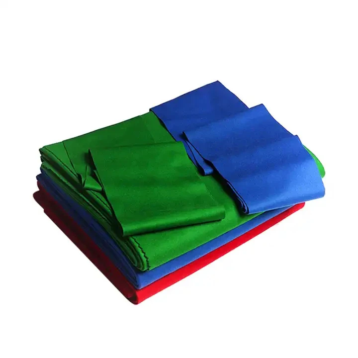 Custom Baize 300 500 fabric pool table shirt billiards wool fabric nylon tablecloth