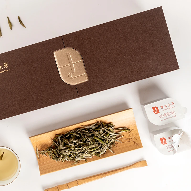 
Best Selling Organic Natural Silver Needle Aged Silver Tip Pekoe White Tea 