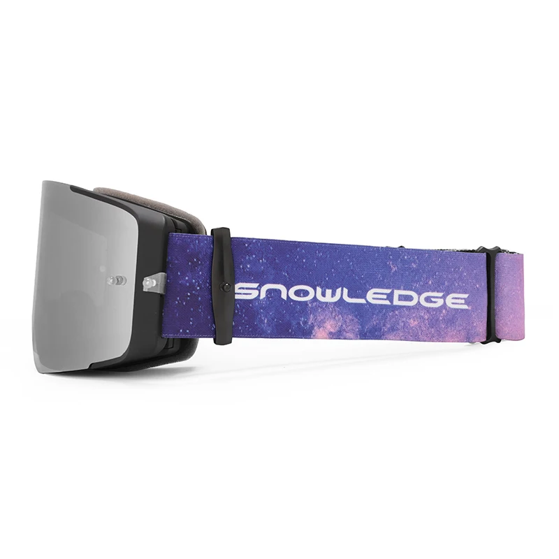 Sports Eyewear with Cylindrical Magnetic Lens for snowboard snowmobile motorcycle custom logo