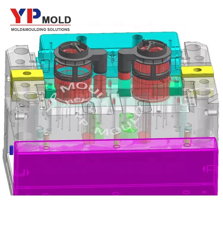 Mould Design Service Abs Toilet Dual Drain Fill Valve Water Tank Fittings Plastic Injection Mold Mould For Toilet Cistern