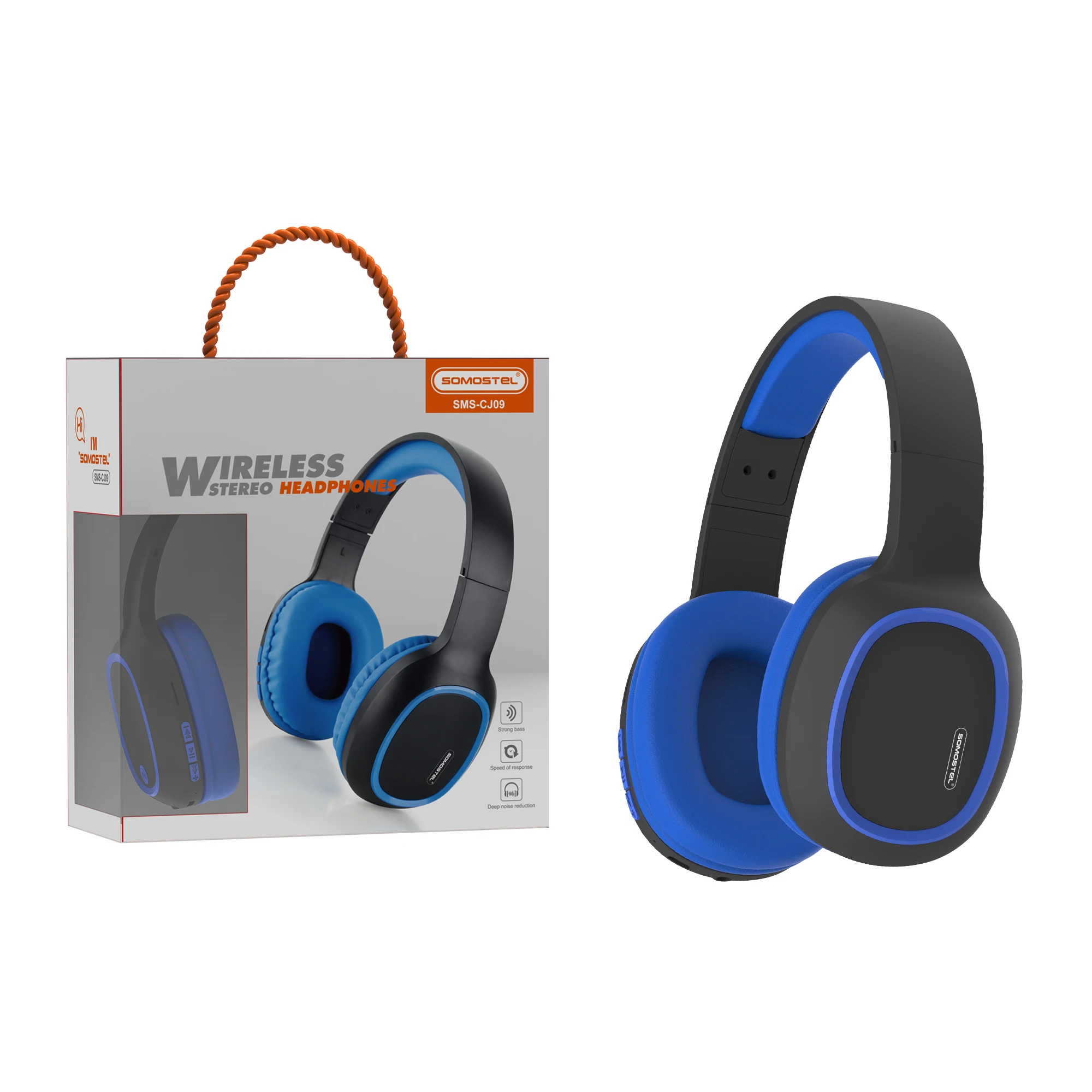 Somostel Headphone CJ09 Free Shipping Colorful Gaming Headphone BT 5.0 Mult Function Wireless Gaming Headset For Computer