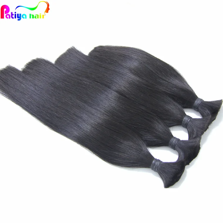 Buy Direct Wholesale from China Unprocessed Brazilian Remy Virgin Hair for Braids Double Drawn No Weft Human Hair Bulk Supply