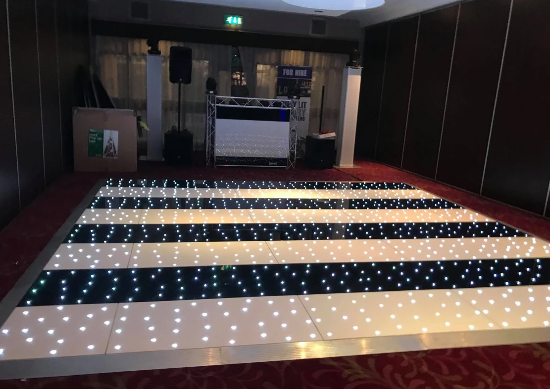 Led Wooden Dance Floor for Event Dancing LED Tile Wedding Hotel Party Light Disco
