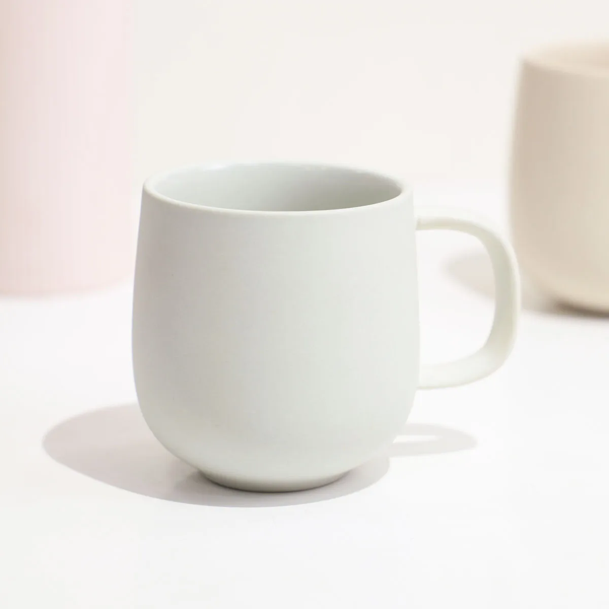 2024 new arrivals wholesale 12oz coffee mug  clay mugs unique solid color christmas ceramic mug