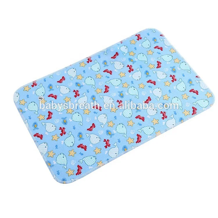 CM03 Waterproof Ultra Soft Infant Contoured Bamboo Baby Changing Pad Liners
