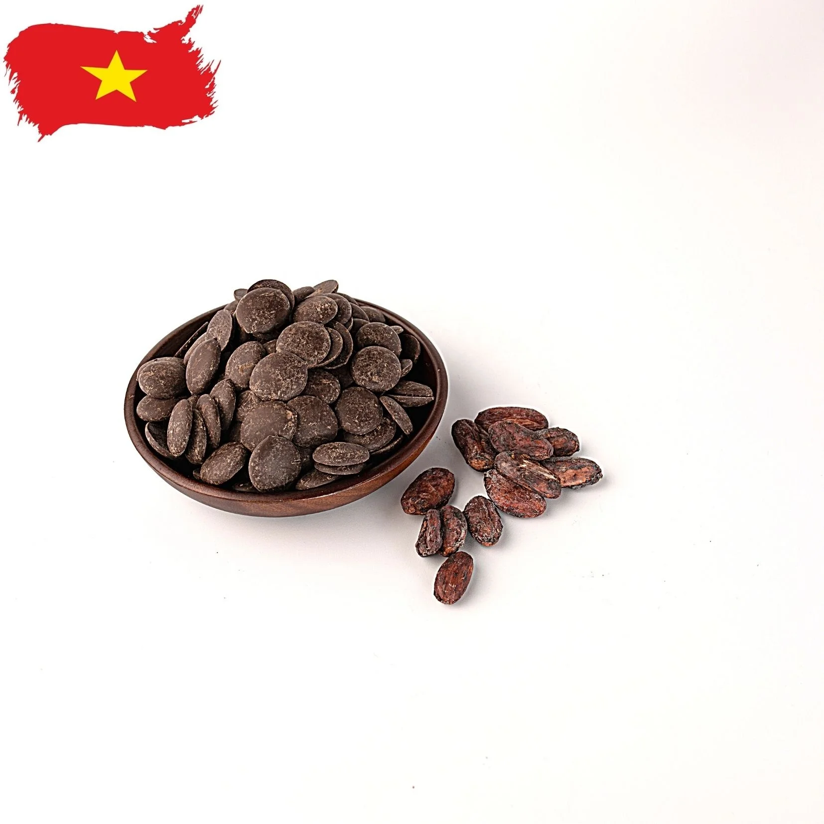 Vietnam Sustainable Dark Chocolate - Fruity Flavor Conched Cocoa Liquor For Chocolatiers