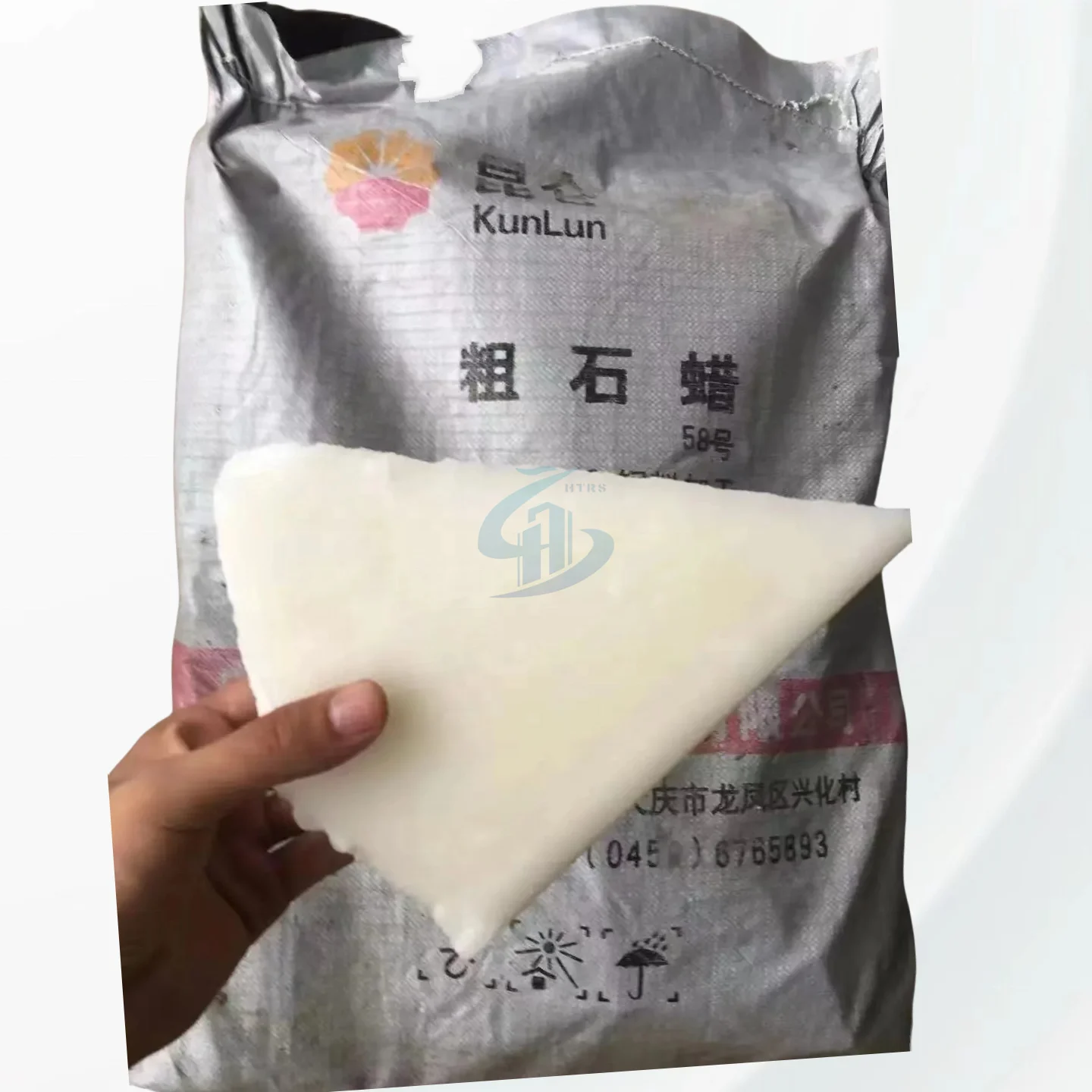 Kunlun Daqing Large Manufacture 58 70 Crude Paraffin Wax for Making Candle Scented Candle
