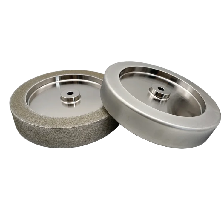 Chinese Made T4 T8 200 250 Mm1A1Electroplated Diamond CBN Flat Shape Grinding Wheel for Knife Stone Sharpening HSS Tools
