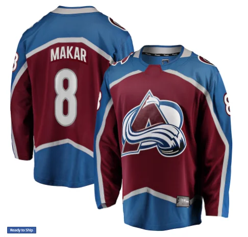 2021 Wholesale Best Quality Custom Cheap Colorado Stitched Sports Hockey Jerseys 8 Makar MacKinnon Sakic