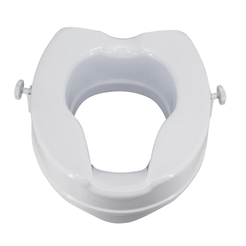 2 inch toilet Seat Riser Elongated Raised Toilet Seat for Assistance Bending or Sitting  MK05002