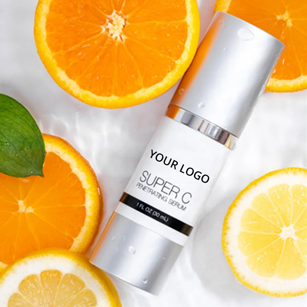 Private Label 30ML Smoothing Skin Moisturizing Whitening Anti Wrinkles Anti Aging Serum Super C Serum Penetrating Serum