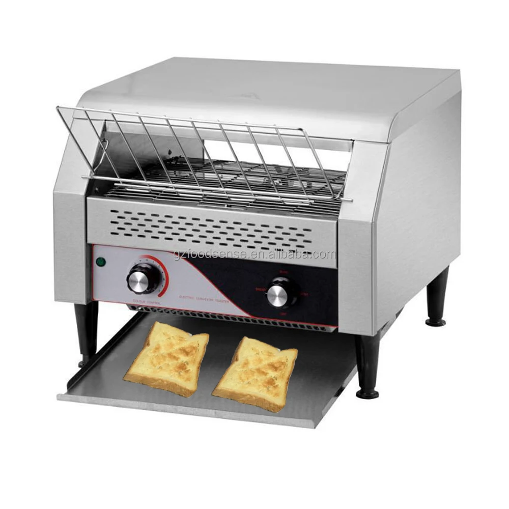 Commercial Electric Chain Rotary Bread Heater Automatic Sandwich Conveyor Toaster