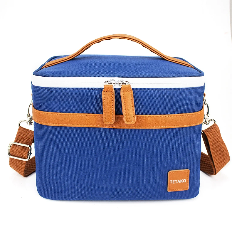 Custom Eco Friendly Portable Girls Food Cooler Box Tote Women Insulated Lunch Bag
