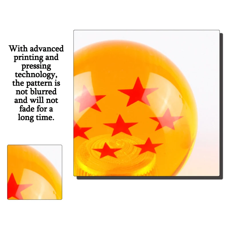 Colored modified Dragon Ball gear shift head, 1-7 star gear shift head, creative automotive interior accessories.