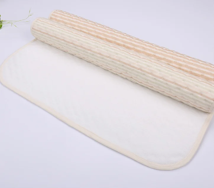 100% Cotton Surface And Bamboo Botton Waterproof Crib Sheet