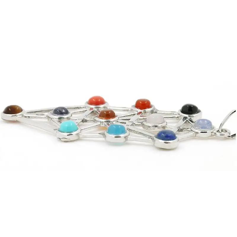 2022 New Design Religious Jewelry Classic Judaism Kabbalah Tree of Life Amulet Necklace Pendant