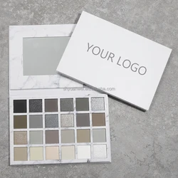 ES04  high pigmented matte eye shadow palette vegan private label pressed eyeshadow palette