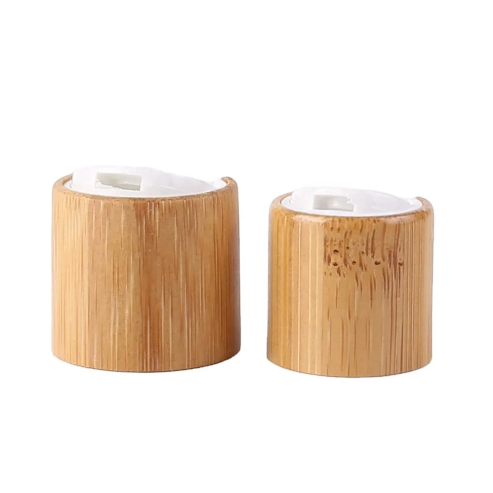 24/410 Bamboo disc top cap for bottles