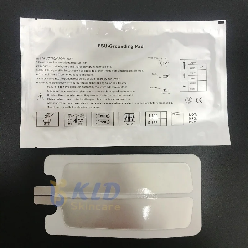 Beauty Parts Unipolar ESU-Grounding Pad for RF Machines Consumables Uni polar Radio Frequency Machine Slimming Spa Equipment
