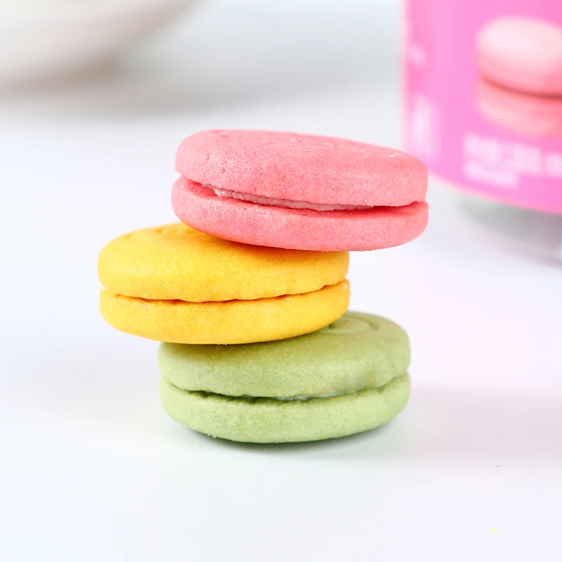 Fortune Cookies Fruit Flavours Crispy Biscuits Party Snacks HACCP Certificate Customized Packing 65g