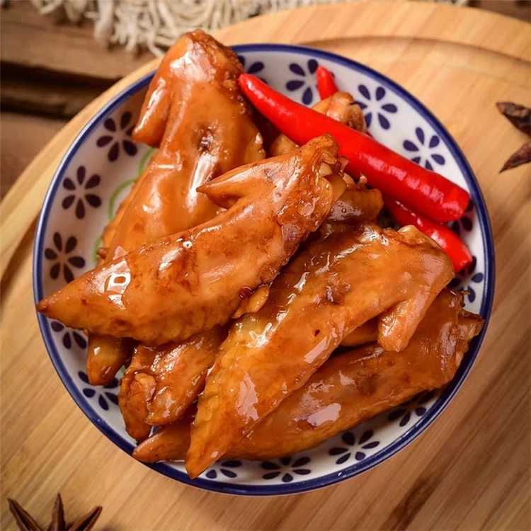 
Nice Price Brown Colour Solid Shape Stewed Chicken Wings Supplier 