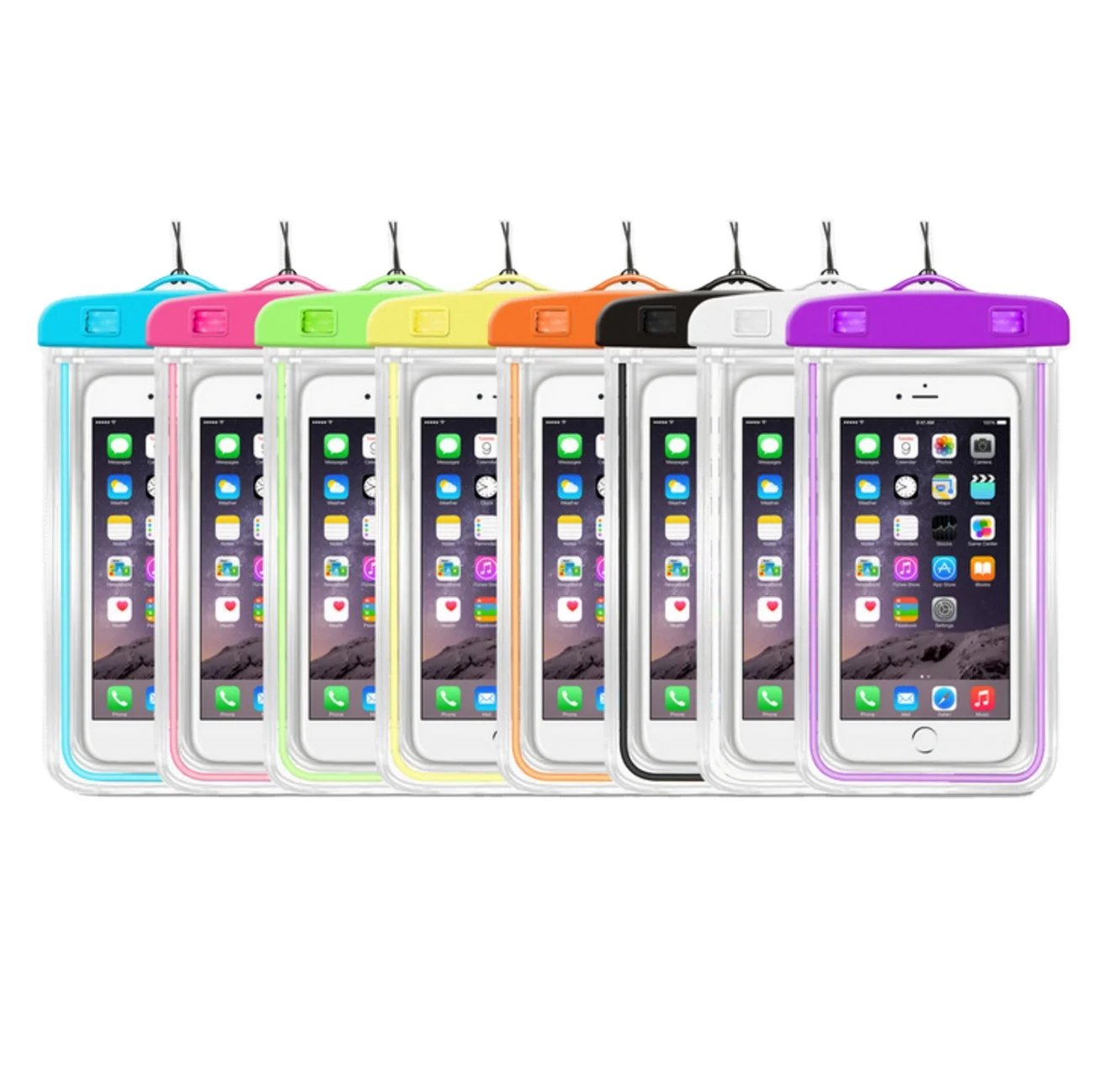 Universal Waterproof PVC Mobile Phone Cases Clear Pouch Waterproof Bag,WaterProof Cell Phone Bag with custom  logo for free