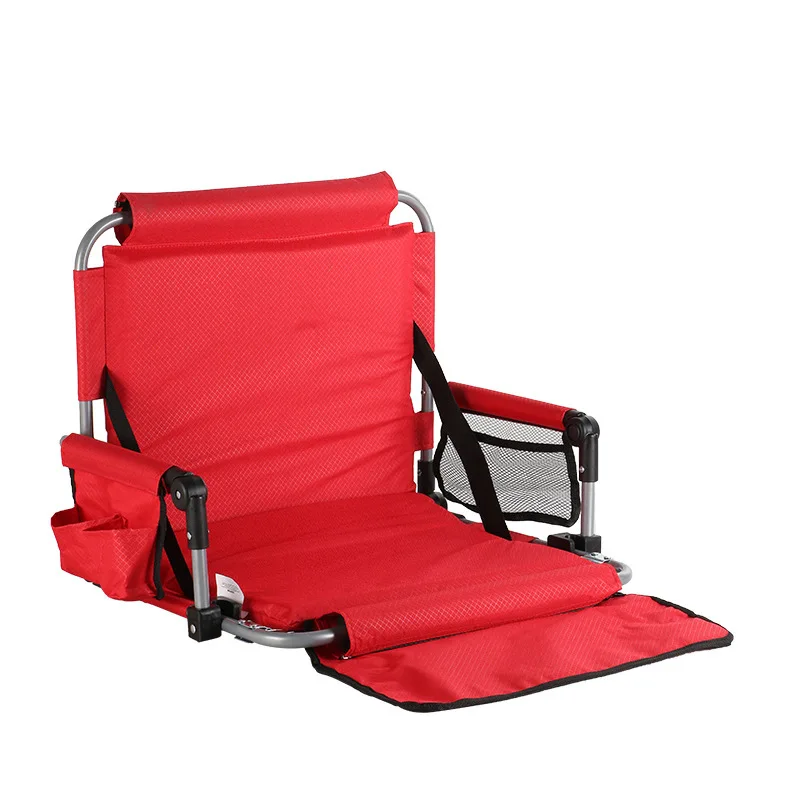 Customize stadium seats for bleachers Sublimation Reclining Fold down Sports Baseball bleacher cushion chair