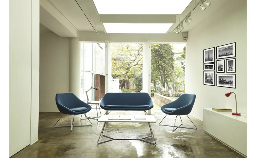 Wholesale furniture modern european style cover  sectionals sofa bed for office cafe living room