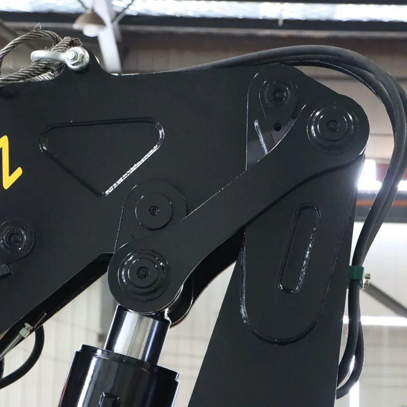 6~14 Ton China Small Cargo Ship Knuckle Boom Cranes 10000 Kg Hydraulic Fishing Boat Marine Barge Crane