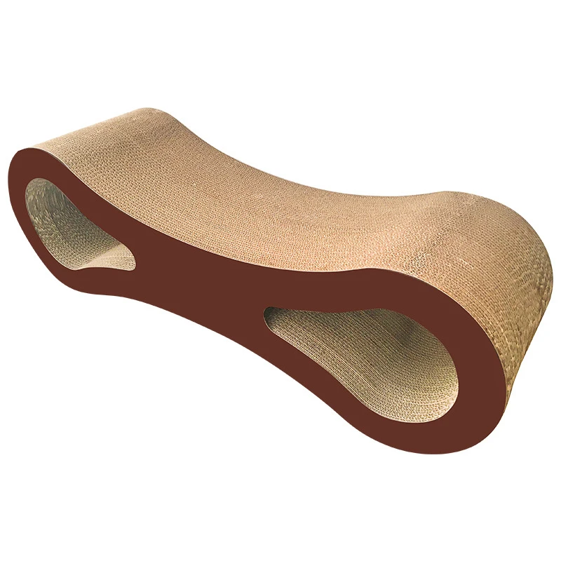 Top Selling Large Size 8 Shape Cat Scratcher Lounge , Cardboard Cat Bed , Cat Scratcher